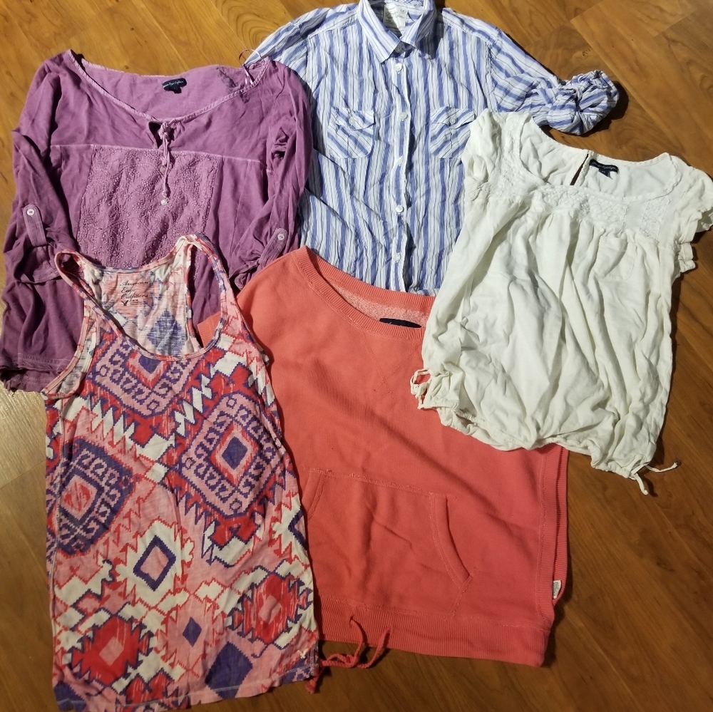 American Eagle Medium Shirt Lot